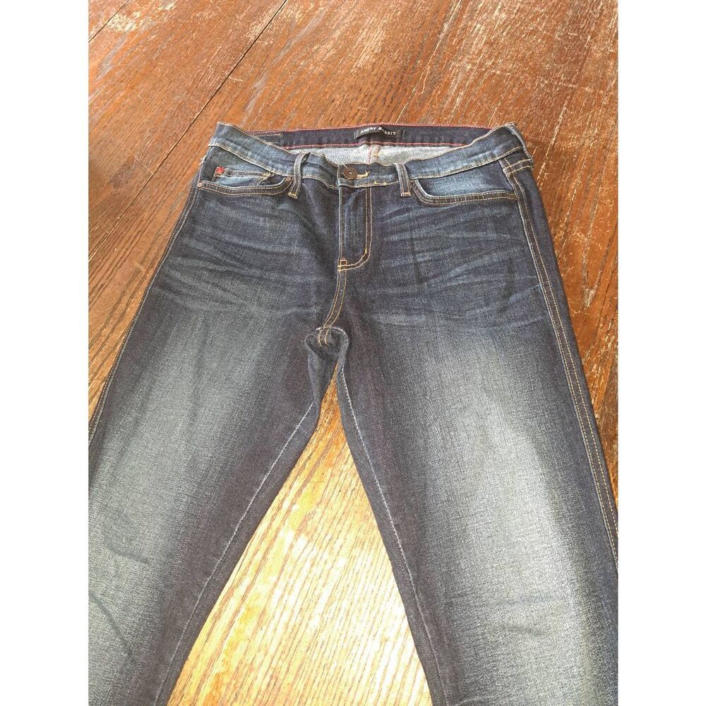 Size 11 Angry Rabbit Skinny Stretch Denim Blue Jeans Pockets Casual Pants - Picture 2 of 3